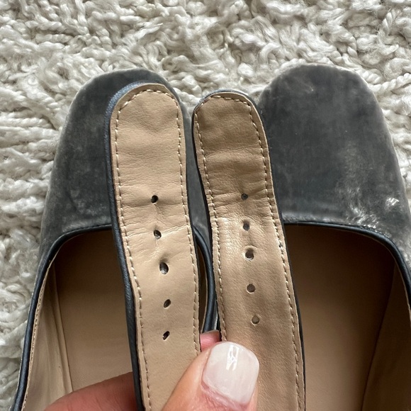 Sam Edelman Women's Velvet Blue Grey hue Mary Jane Shoes size 7 - Picture 5 of 11